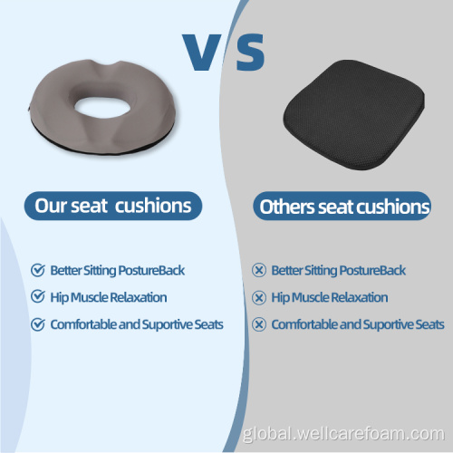 Memory Foam Cushions Memory foam orthopedic cushion Supplier